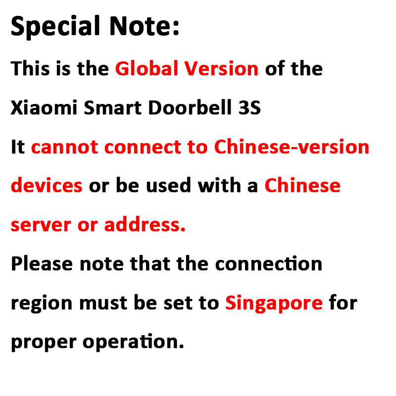 Smart Home Xiaomi App - Xiaomi Deurbel 3S Global Version 2K