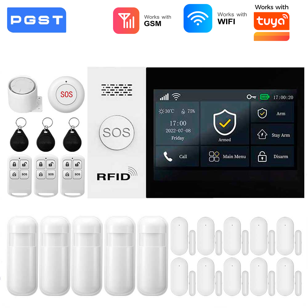 Smart Home Ecosystems - 2.4G WIFI Smart GSM Alarmsysteem Werkt