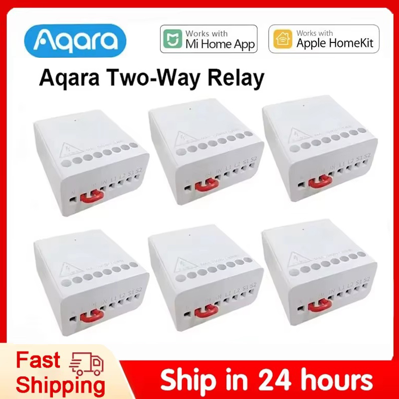 Smart Home Xiaomi App - Aqara 2 kanalen draadloze relaiscontroller Tweewegbesturingsmodule