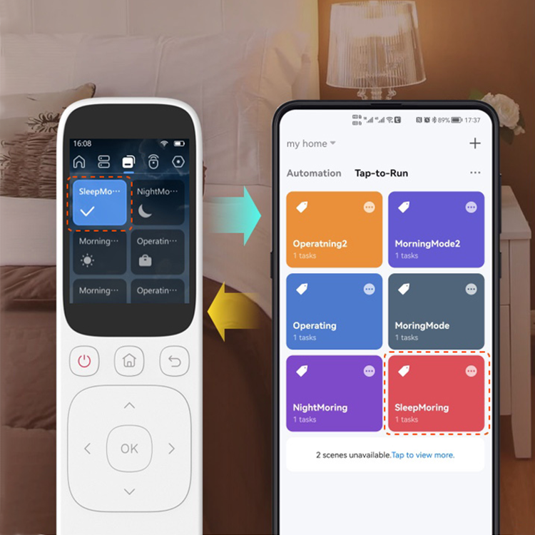 Smart Home Device - Nieuwe aanwinst: Draagbare handheld touchscreen gateway,