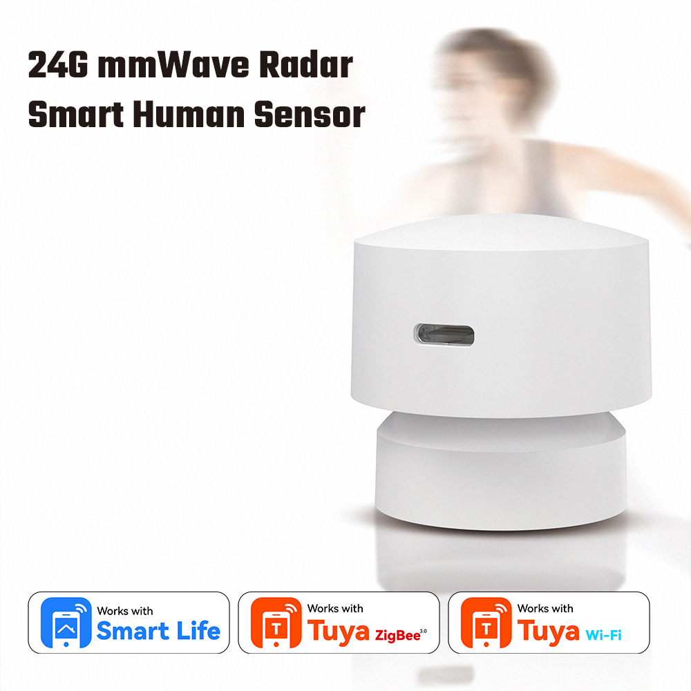 Smart Home Google Assistant - Zigbee of WiFi slimme aanwezigheidssensor 24G