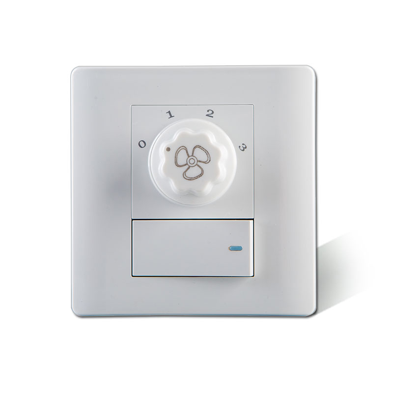 Smart Home Ventilation - Plafondventilatorregeling 3 Versnellings Schakelaar Stopcontact Wandpaneel