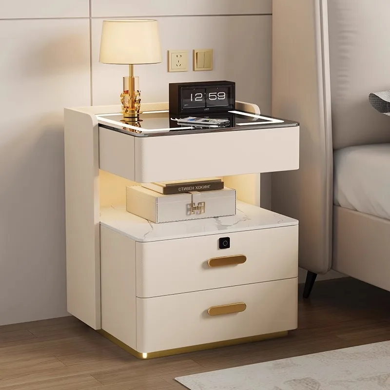 Smart Home Yourself - Organizer Zwevende nachtkastjes Nachtkastjes met oplaadstation