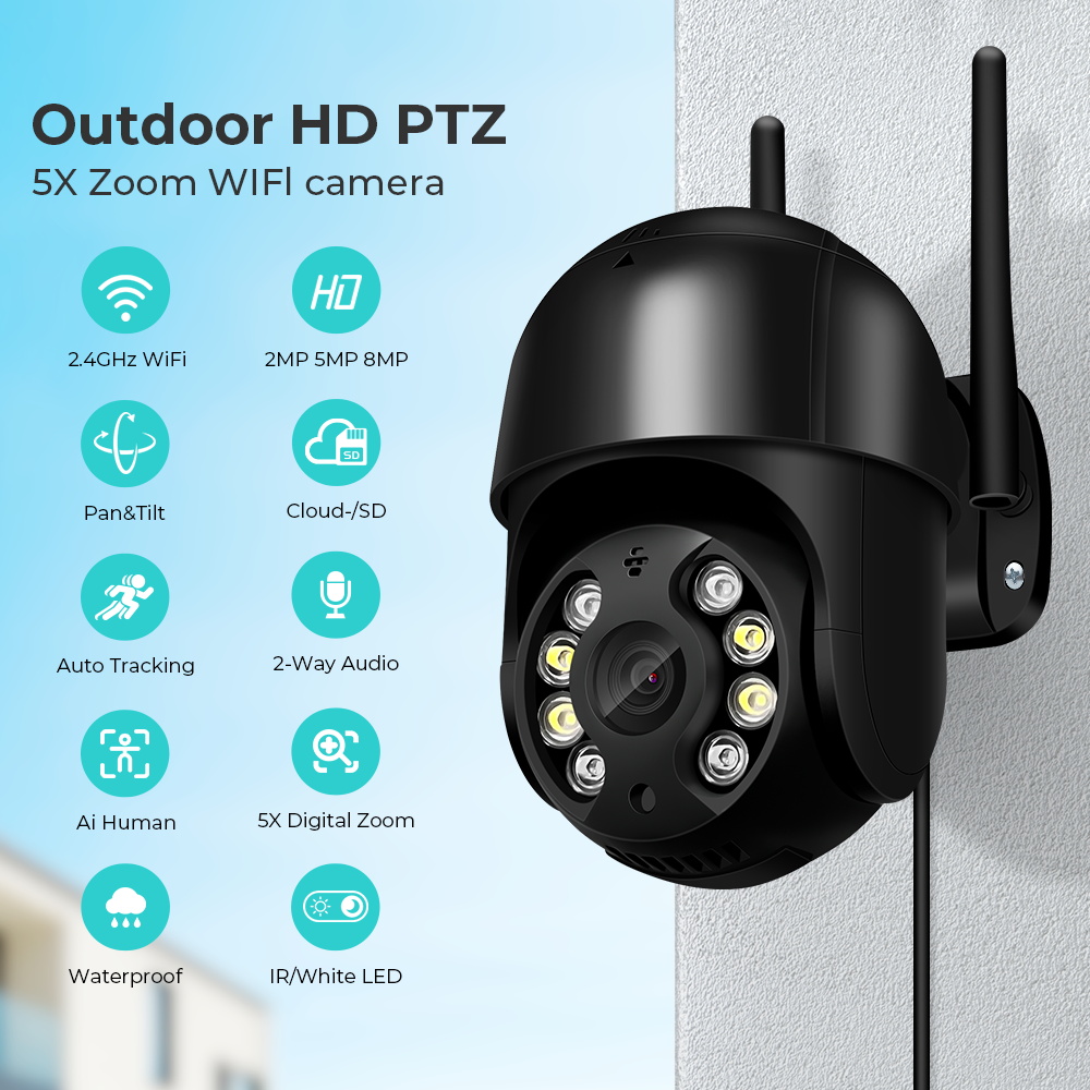 Smart Home Imou - 8mp Buiten 4.0x Zoom Bewakingscamera Waterdichte