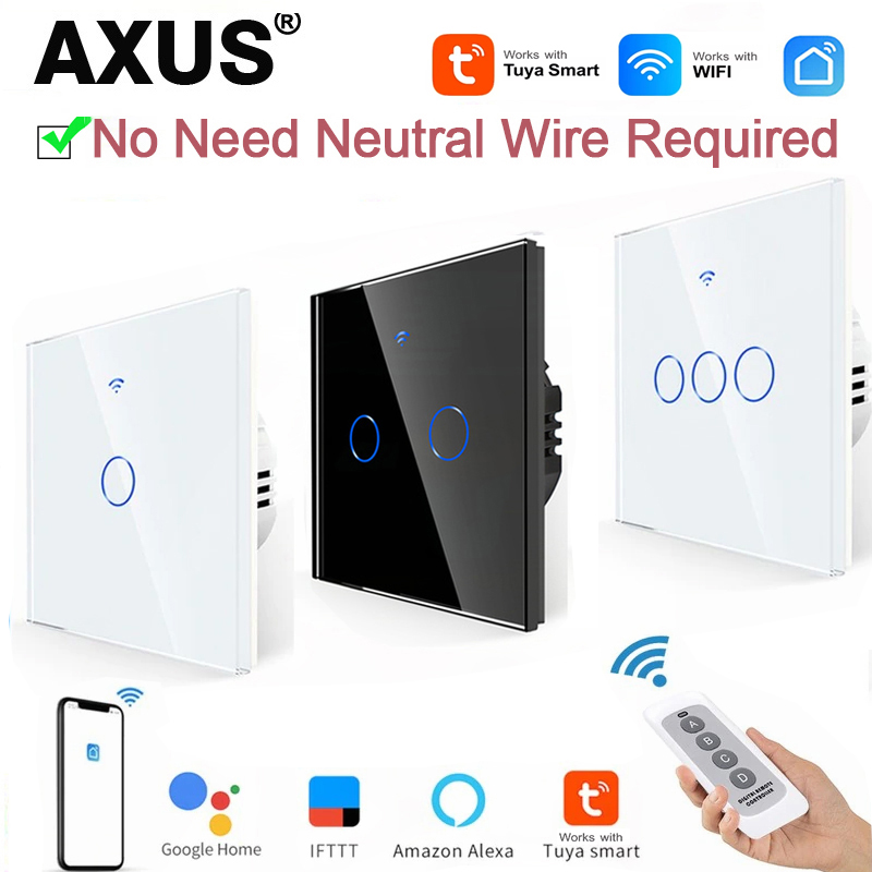 Smart Home Internet - AXUS EU WiFi Slimme Lichtschakelaars Zonder