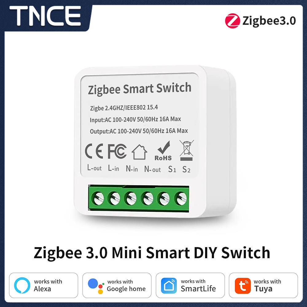 Smart Home Device - TNCE Tuya 16A Zigbee3.0 Smart Switch