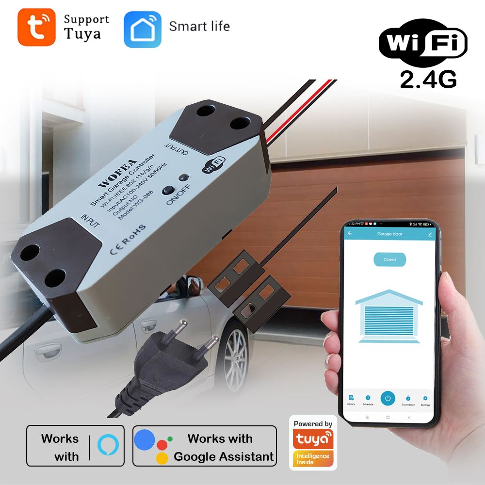 Smart Home Vimar - Smart Garage Door Opener Controller, EU-stekker,