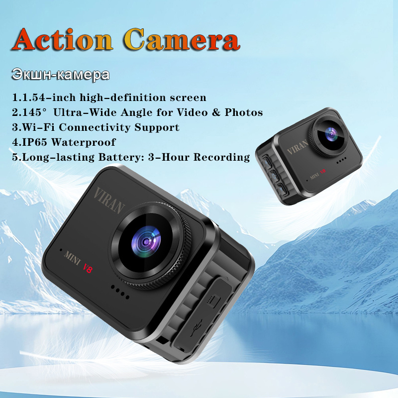 Smart Home Outdoor Camera - Mini Actiecamera 4K Ultra HD 16MP