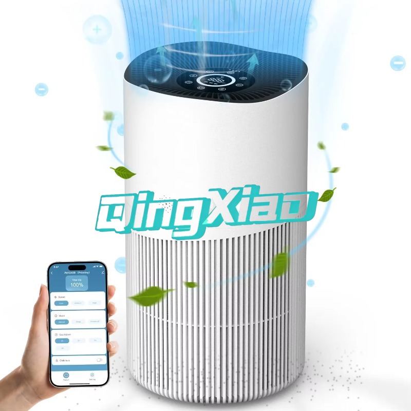 Smart Home App - Slimme app-bediening Luchtreiniger Verwijder rookgeur Negatieve