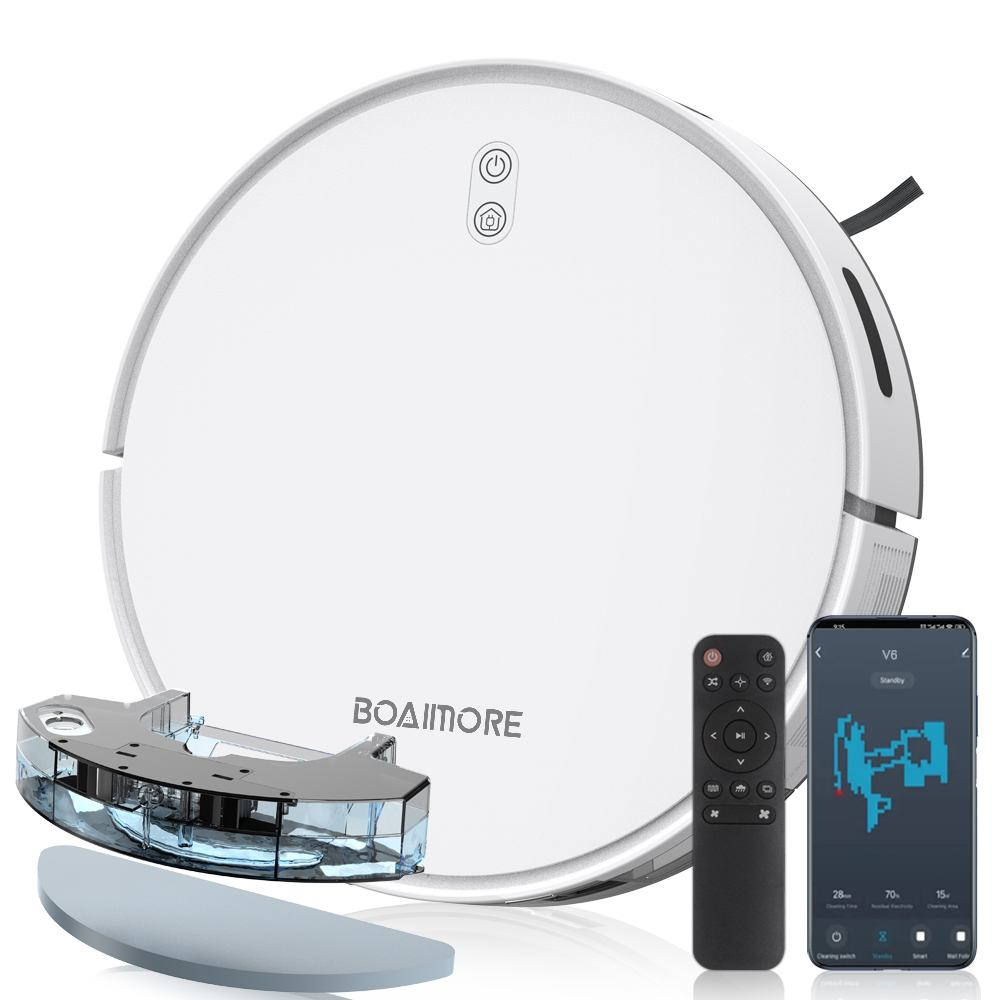 Smart Home App - Robot Stofzuiger Combo Mop Met 6500PA