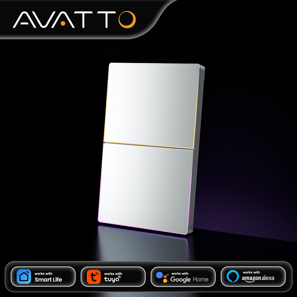 Smart Home Internet - AVATTO 1/2/3/4-voudige WiFi slimme lichtschakelaar, draadloze