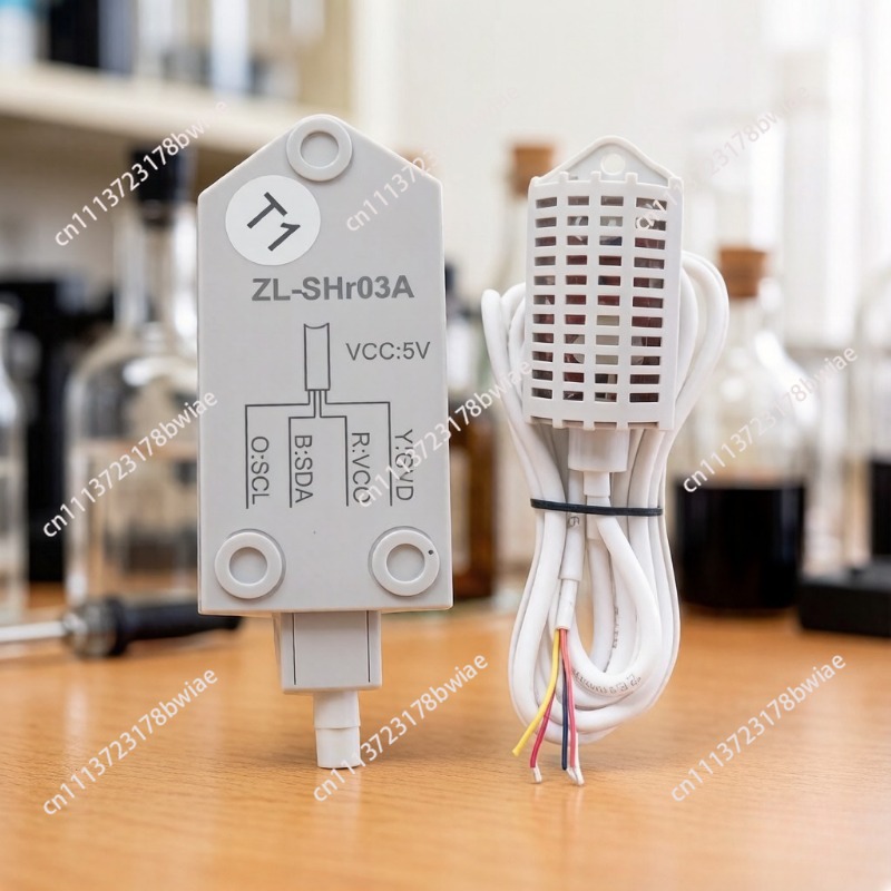 Smart Home Ventilation - ZL-SHR03A Digitale Temperatuur- en Luchtvochtigheidssensor, Wandmontage