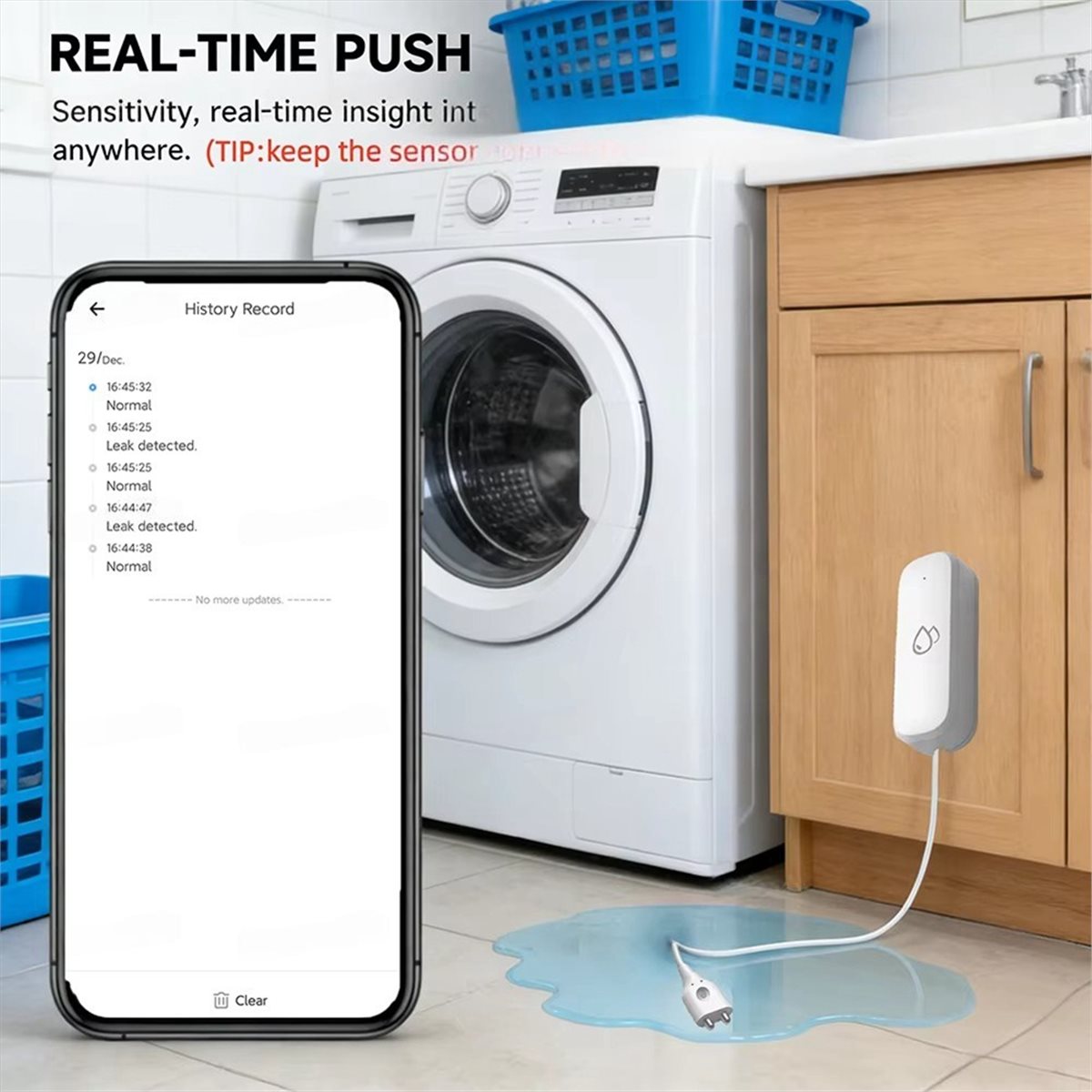 Smart Home Life - Compatibele ZigBee waterleksensoralarmen Smart Home overstromingslekdetector