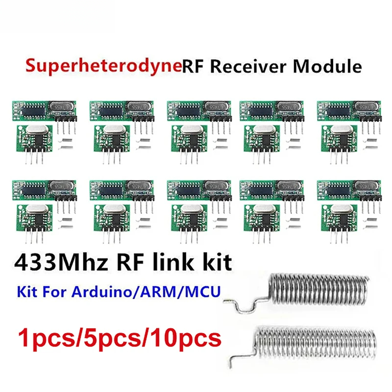 Smart Home Arduino Project - 433Mhz RF zender- en ontvangermodule voor