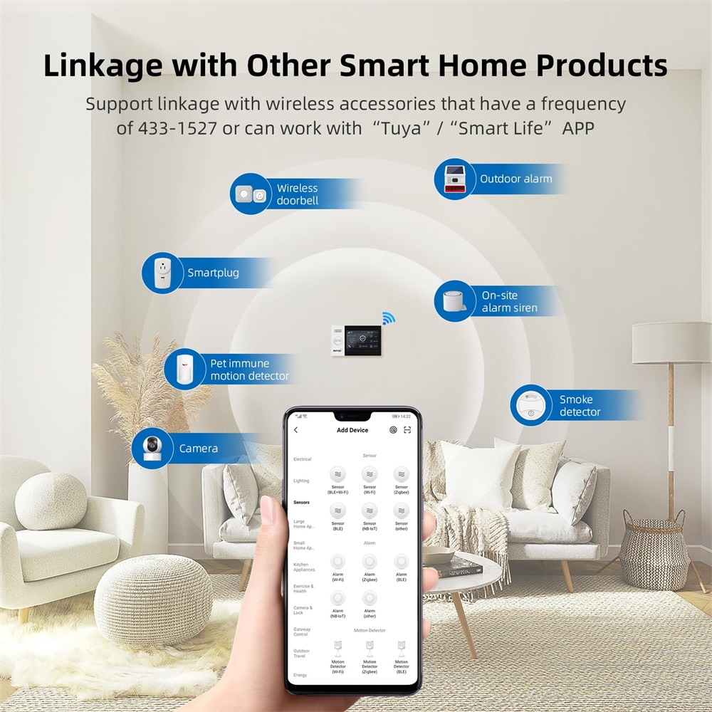 2.4G WIFI Smart GSM Alarmsyste - Smart Home Ecosystems recensie en prijs