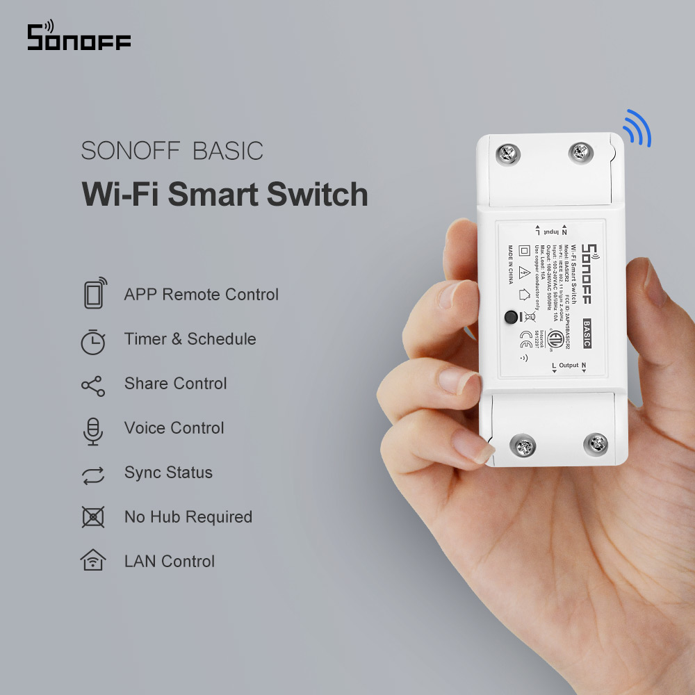 Itead SONOFF Basic R2 Mini DIY - Smart Home Improvement recensie en prijs