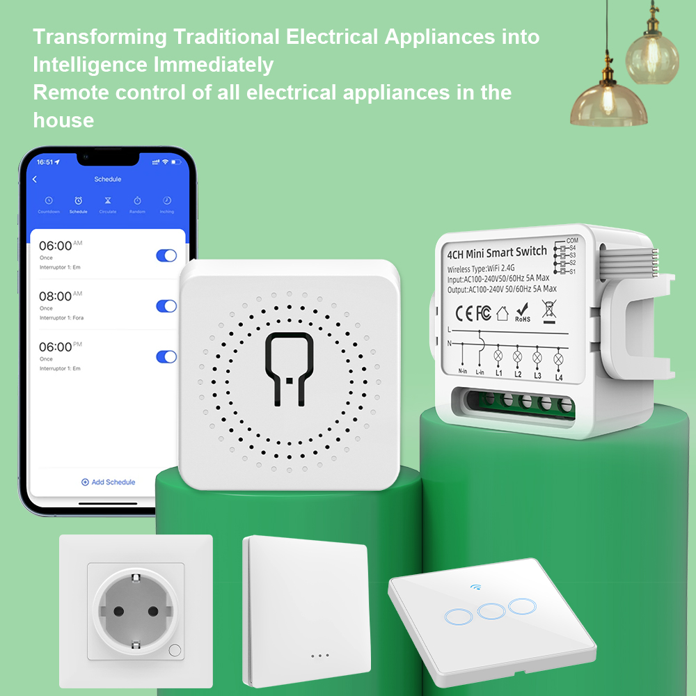 Tuya WiFi Smart Switch 1/2/3/4 - Smart Home Device recensie en prijs