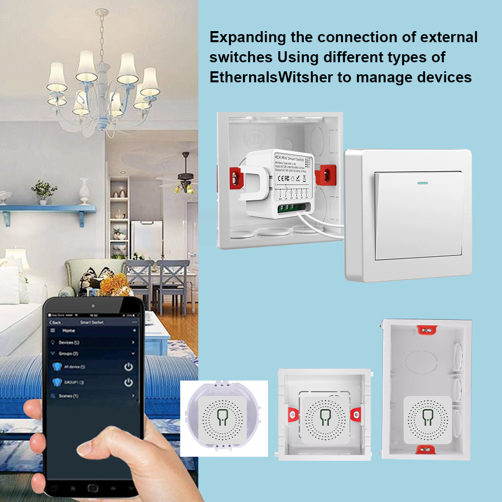 Tuya WiFi Smart Switch 1/2/3/4 - Smart Home Device recensie en prijs