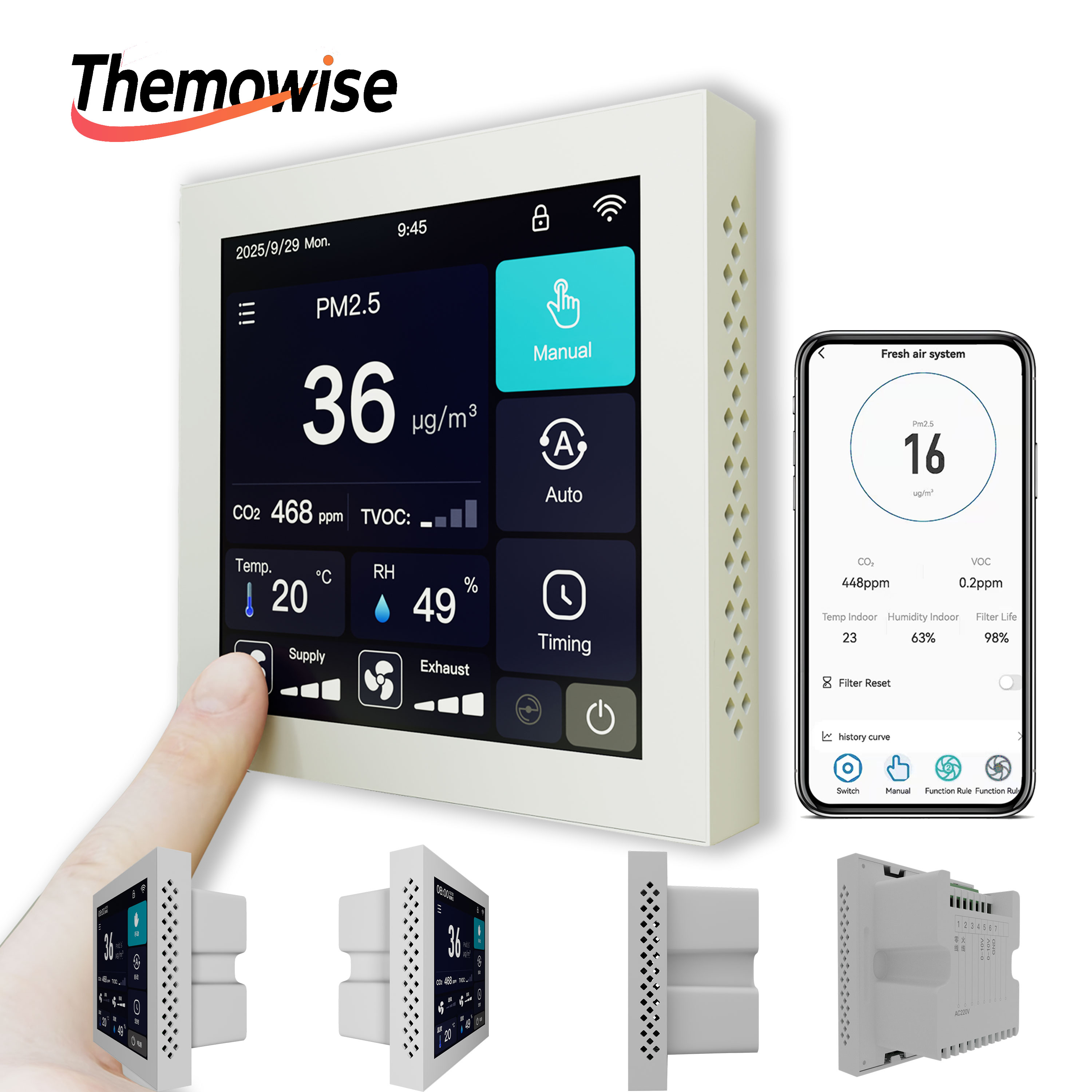 WIFI Home Smart Air Quality Ma - Smart Home Ventilation recensie en prijs