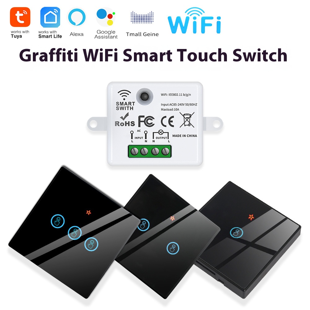 Het Tuya Smart Switch-Off-appa - Smart Home Internet recensie en prijs