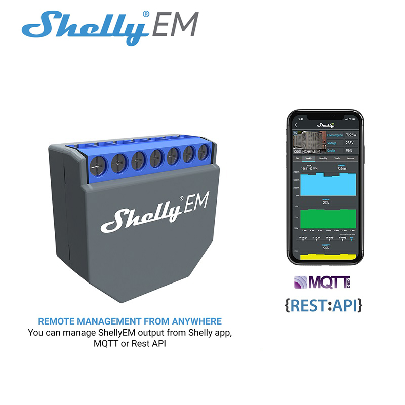 SHELLY EM Wifi Smart Life Cont - Smart Home Life recensie en prijs