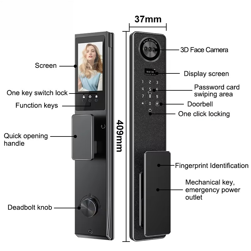 Tuya WiFi Smart Door Lock, bio - Smart Door Lock recensie en prijs