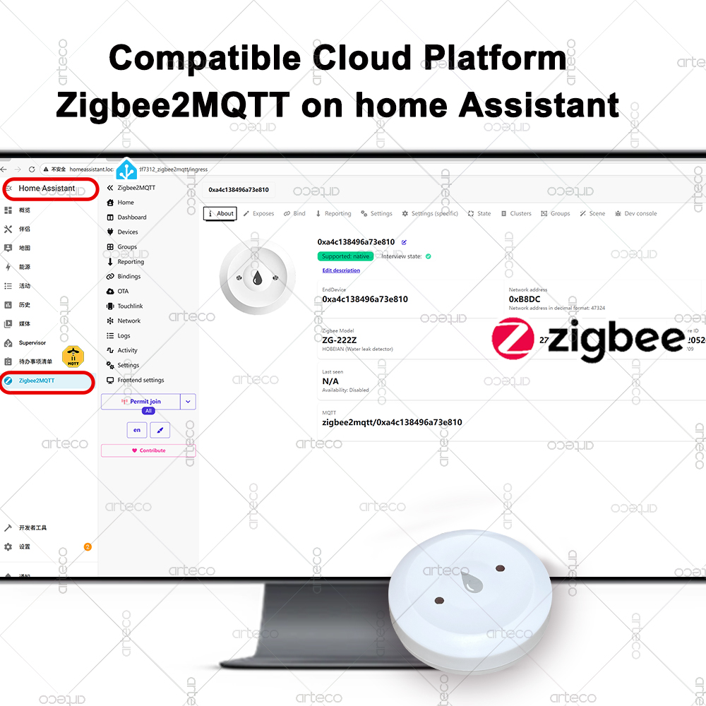 Tuya Smart Zigbee Watersensor  - Smart Home Zigbee Gateway recensie en prijs