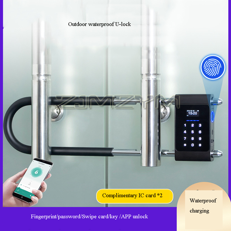 Vingerafdruk U-type slot Elekt - Smart Door Lock recensie en prijs