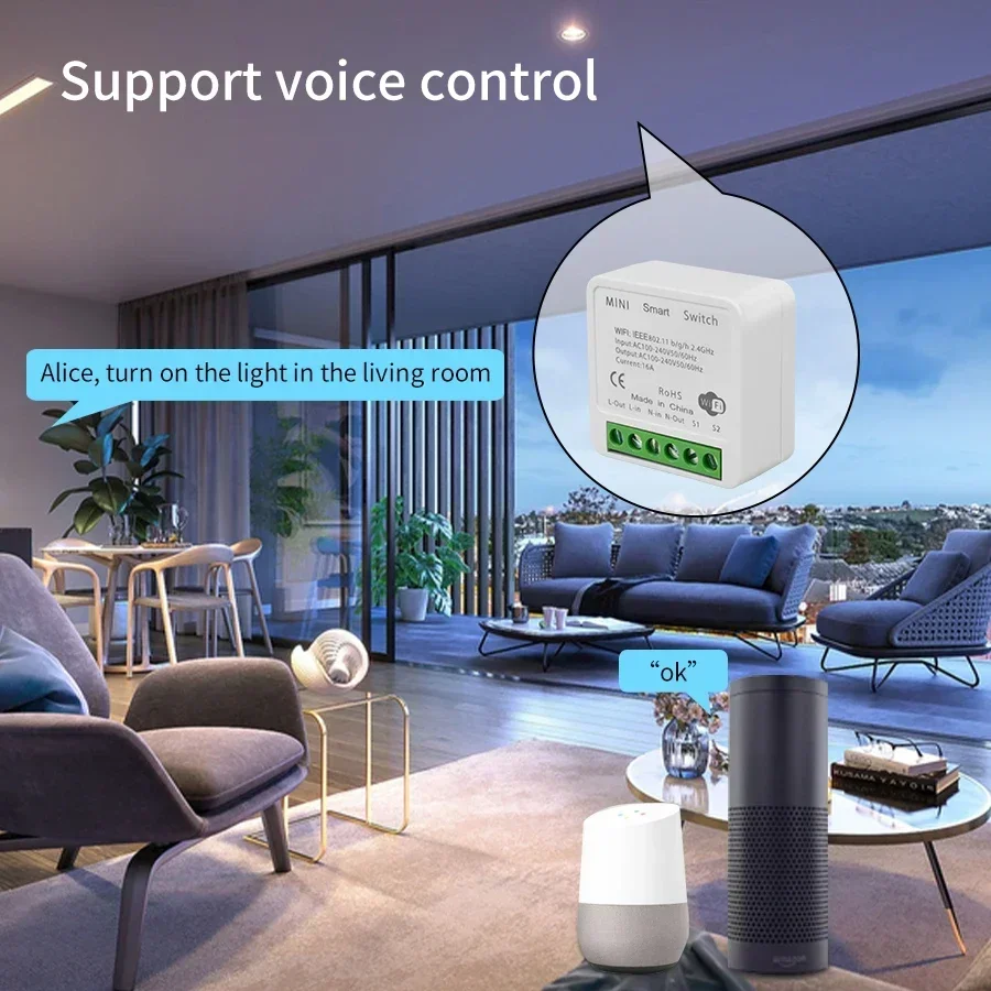 Tuya WiFi Smart Switch Module  - Smart Home Google Assistant recensie en prijs