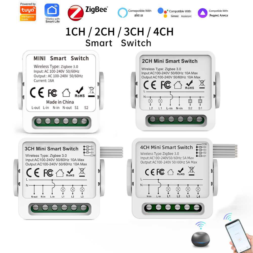 Tuya Zigbee 3.0 Smart Switch 1 - Smart Home Internet recensie en prijs