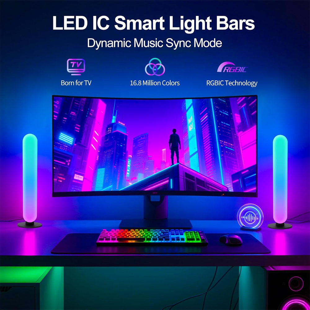 1/2/3 stuks slimme LED-lichtba - Smart Home App recensie en prijs