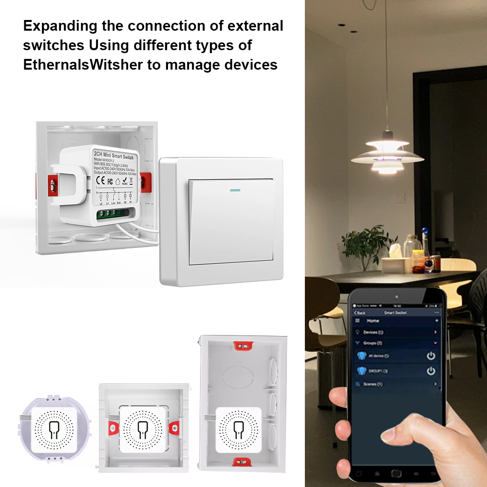2-weg Tuya Smart Switch 2-voud - Smart Home Internet recensie en prijs