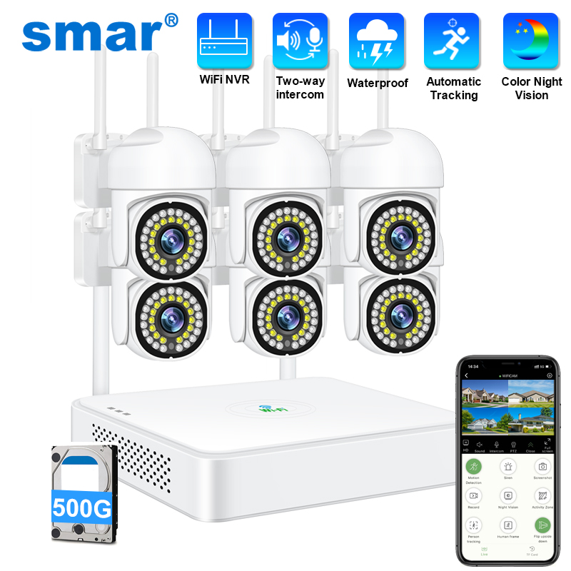 Smar 3MP Draadloos CCTV-beveil - Smart Home Outdoor Camera recensie en prijs