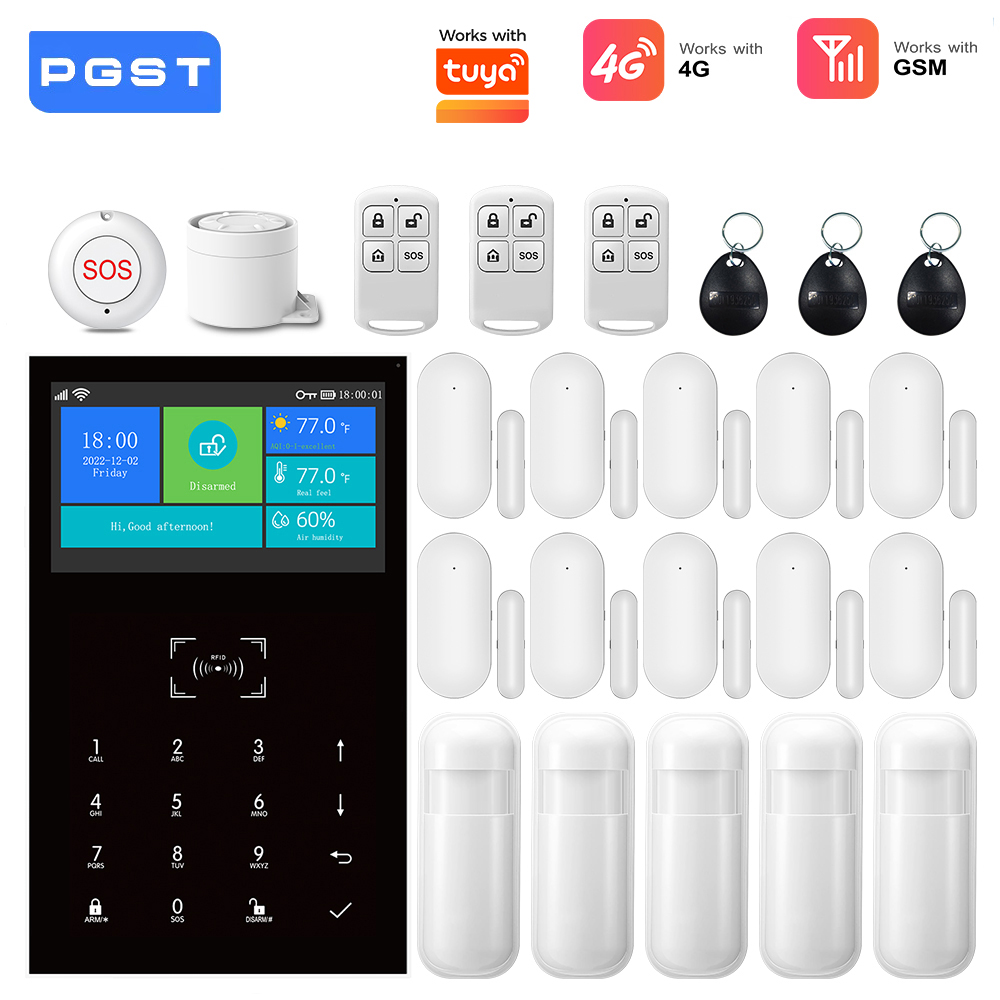 4G GSM WiFi Alarmsysteem werkt - Smart Home Automation System recensie en prijs