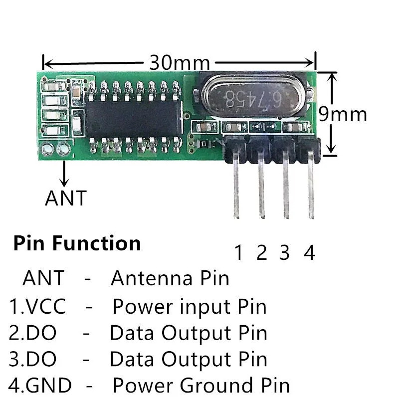 433Mhz RF zender- en ontvanger - Smart Home Arduino Project recensie en prijs