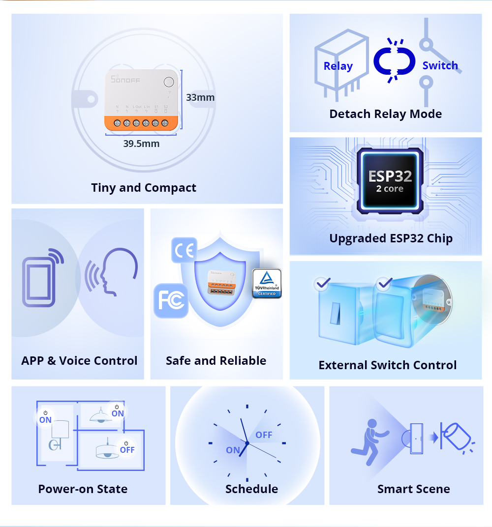 Sonoff Mini R4 Extreme Wifi Sm - Smart Home Internet recensie en prijs